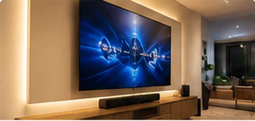 Illustrative tv mounting setup
